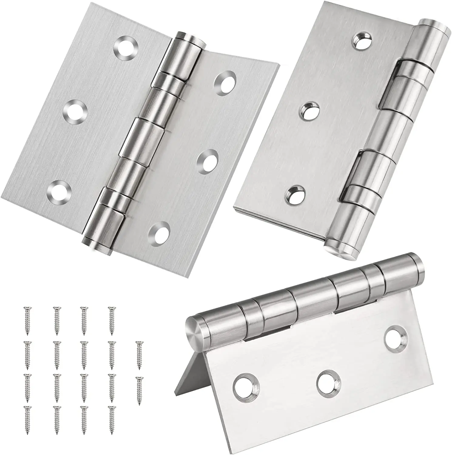 Factory wholesales 4 5 6 inches flat open butt hinge stainless steel ball bearing hinge for door and window