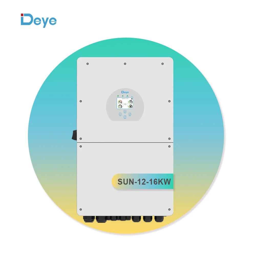 In Stock Deye Hybrid Inverter 12kw 14kw 16KW Single phase 3 MPPT for energy storage  Deye Solar inverter