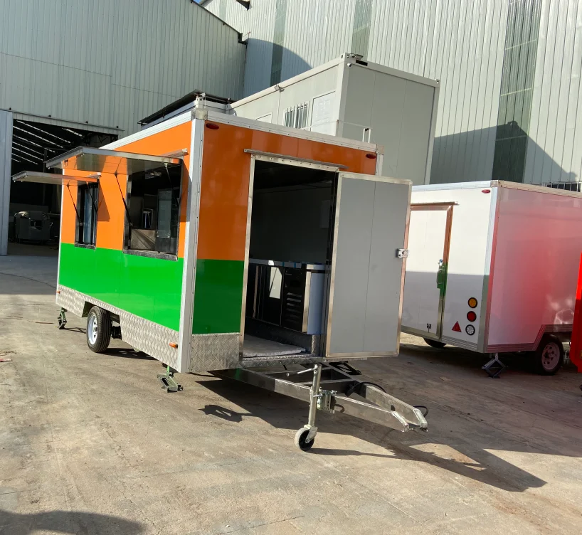 Valid CE Certified Mobile Coffee Kiosk Food Cart Food Cart with VIN