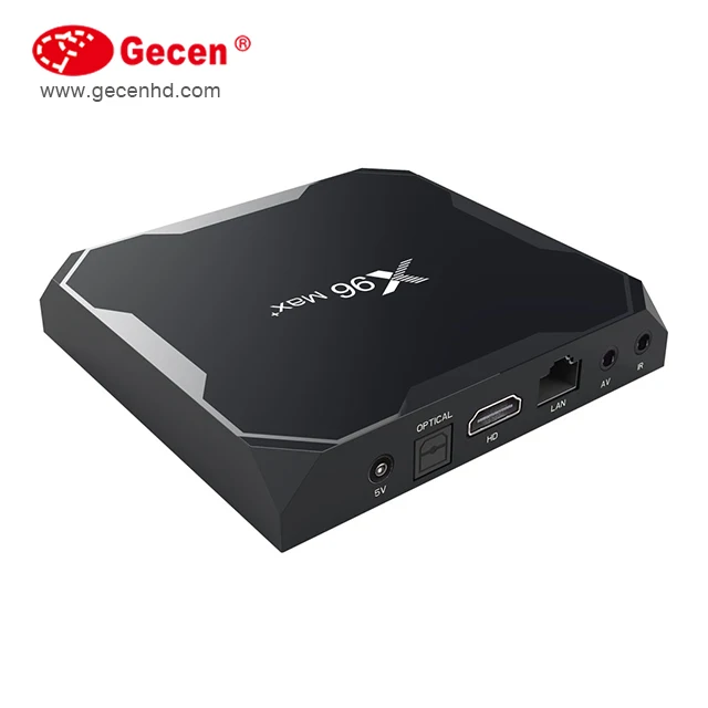  X96max плюс Android 9 0 Smart TV Box X96 MAX + Amlogic S905X3 Quad Core 1000 м 4 Гб оперативной памяти 32 встроенной 64GG двухъядерный процессор Wi-Fi 5G 8 к Декодер каналов кабельного телевидения компьютерной приставки