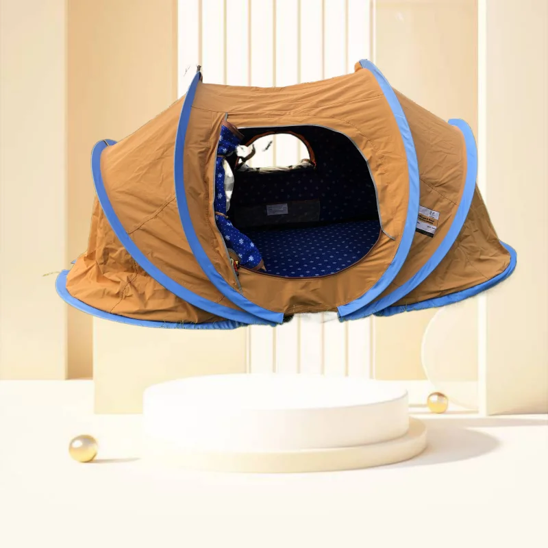 Logo Customized Wholesale Low MOQ Mid East Kadi Style Free Install Pop Up Polyester Cotton Family Desert Camping Outdoor Tents