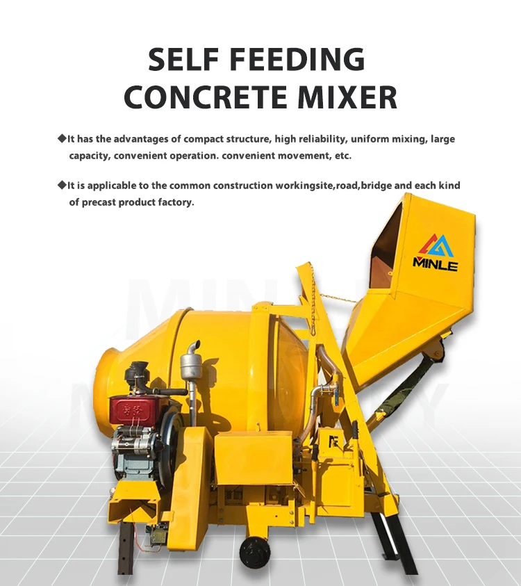 cheap Factory  concrete mixer machines small  self loading concrete mixer betoneira concrete mixer for sale