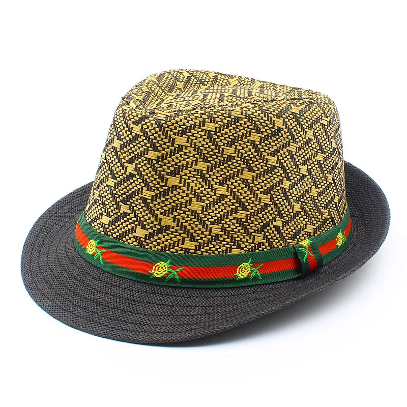 Hot selling spring and summer new style retro famous flowers and plants outdoor sunshade strand hats for men 3m hat