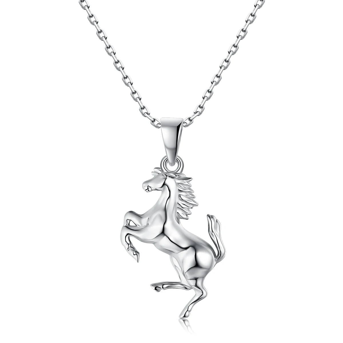 Keiyue High Quality Wedding Gift 925 Silver Men Cool Horse Pendant Jewellery  custom hip hop jewelry pendant