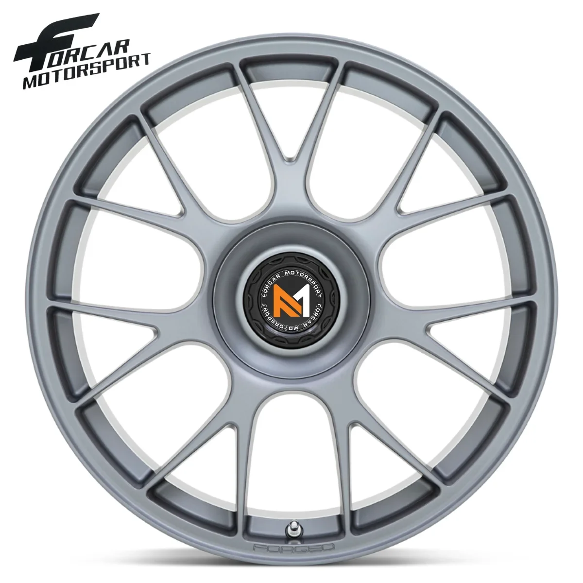 Forcar Concave 17 18 19 Inch 5 Holes Grey Classic Design Passenger Car Made in China OEM Forged Wheel
