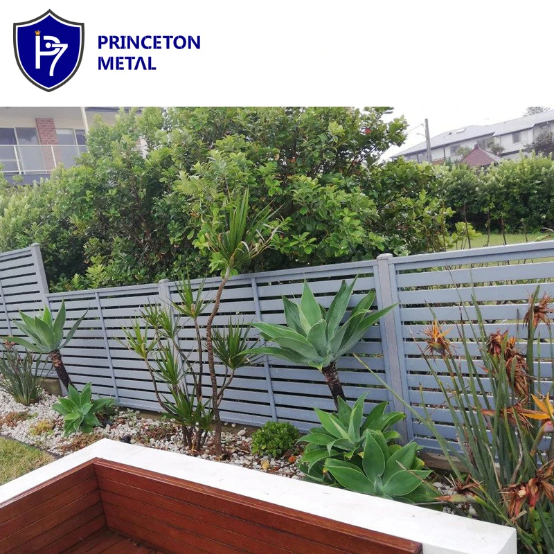 Aluminum Slat Fence Panels customized fence slats