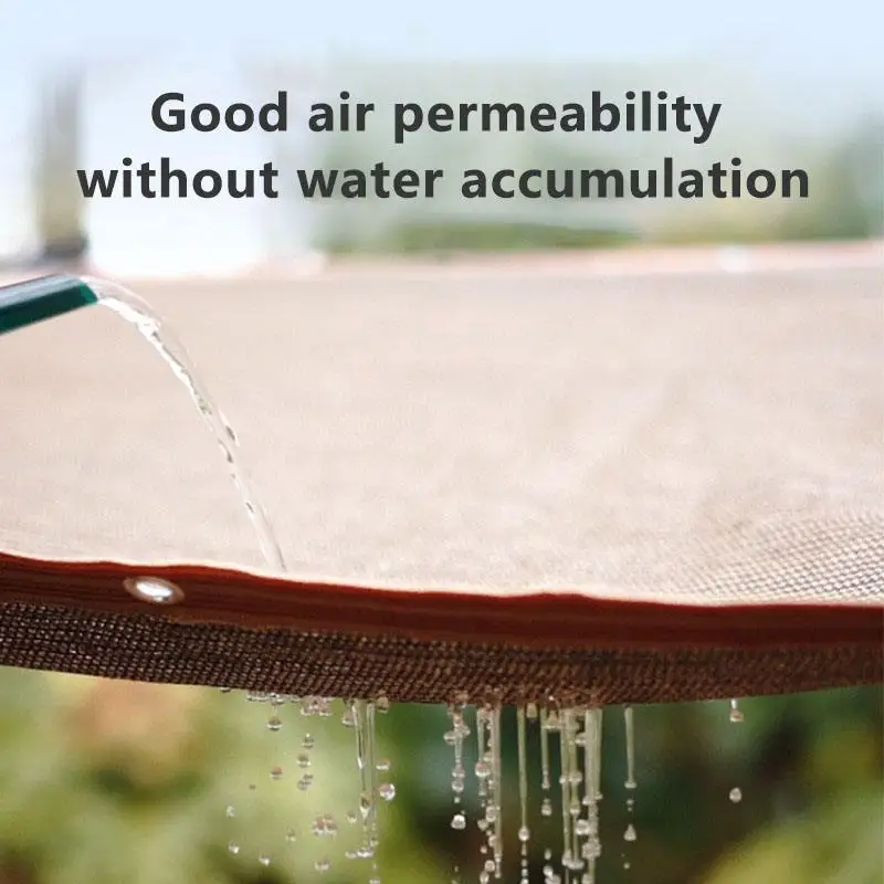 2024 New Design Rectangle HDPE Customized Size Waterproof Outdoor Sun Shades Sails Big Size Sunshade Sail Black Shading Net