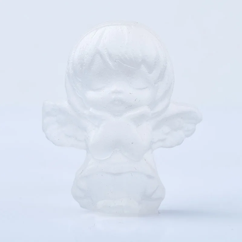 Wholesale natural crystal Selenite gypsum angel pieces quartz models healing carving crafts mascot gifts