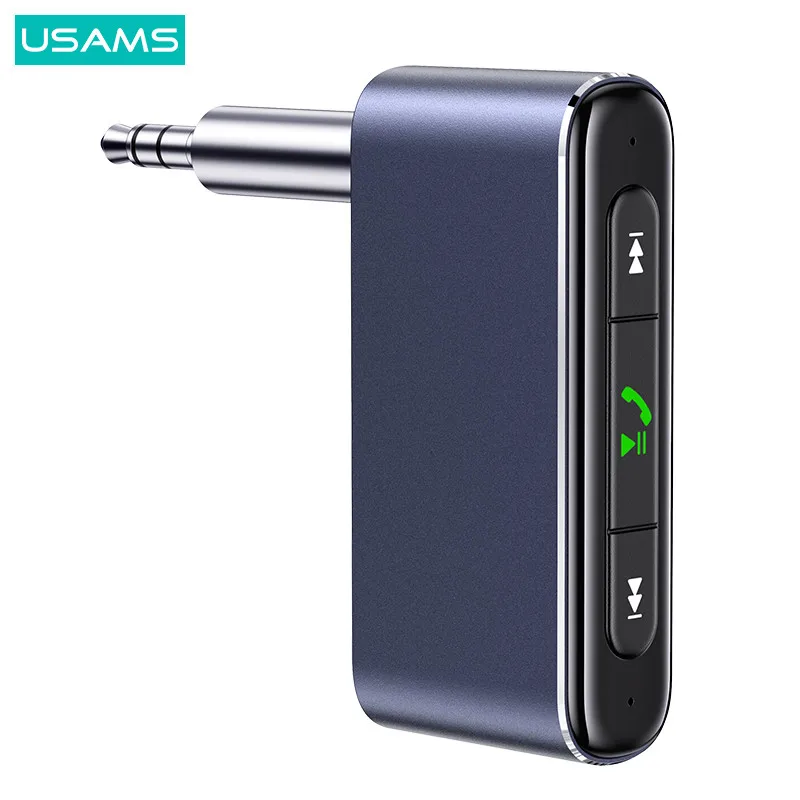 USAMS SJ519 Mini Audio Adapter Headphone Wireless AUX 3.5DC For Car Music Wireless Bluetooth Audio Receiver