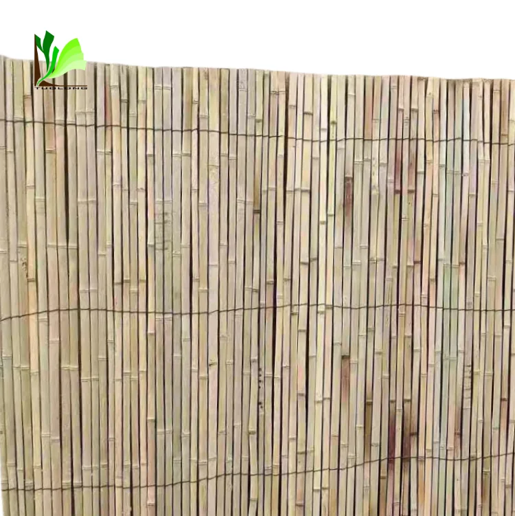 Natural bamboo gardening outdoor bamboo slat fence