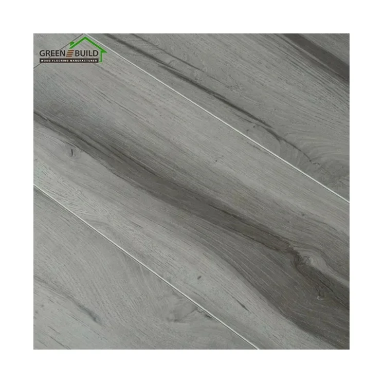 Popular Design Grey Smooth HDF Nature Core Water Resistant Laminate Flooring
