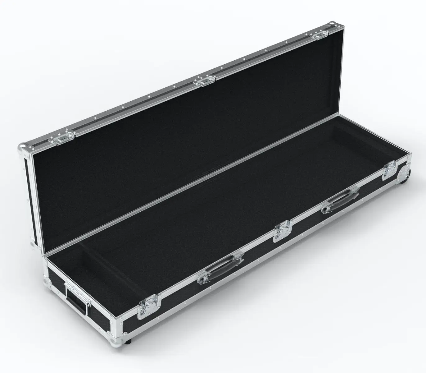 High quality Aluminium Piano Flight Case for digital piano Keyboard Rolling Piano Road Case