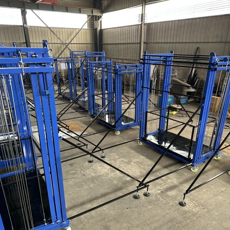 Folding electric folding scaffolding Lifting Scaffold Work Platform For Construction