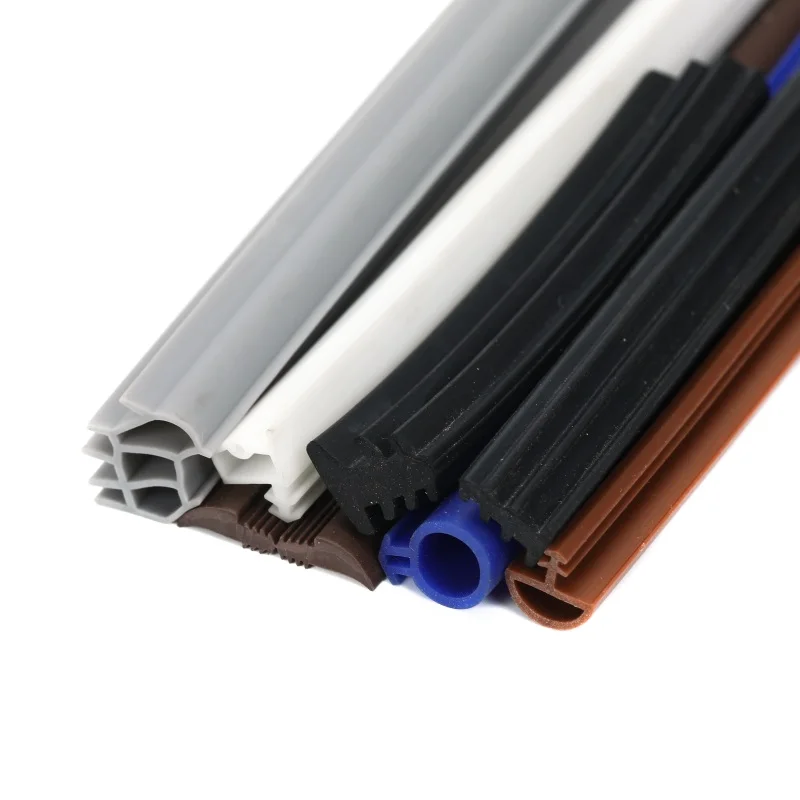 Tpe Silicone Rubber Anti Collision Sealing Strip Soundproof Weatherstripping For Wooden Door Window Pinchweld Groove Seal