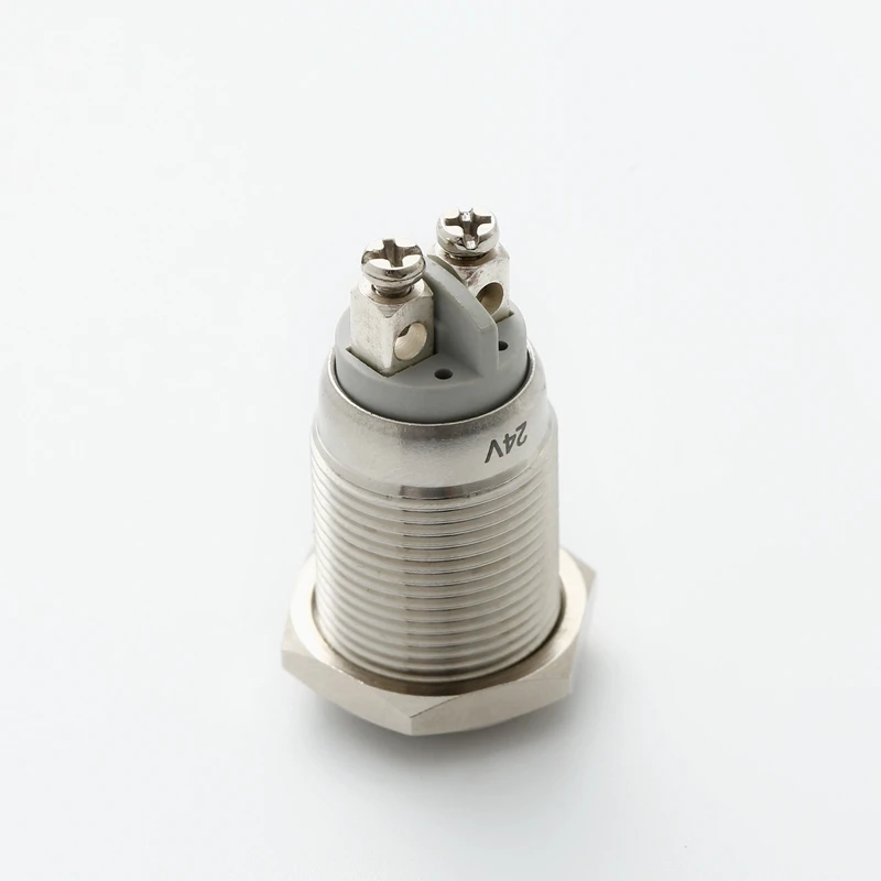 16mm stainless steel  metal continuous sound Buzzer alarm (PM161B-M/12V)