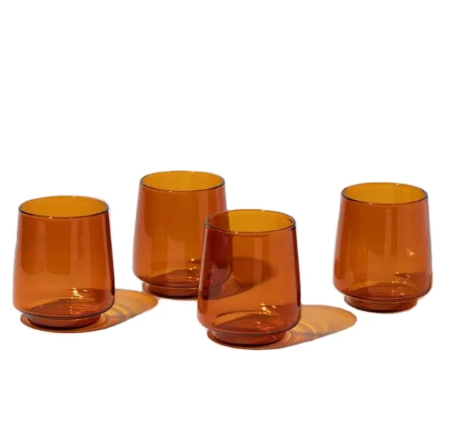 Wholesale Customized Elegant Design Colored Thermal Insulated Single Wall Glass Espresso Coffee Mug