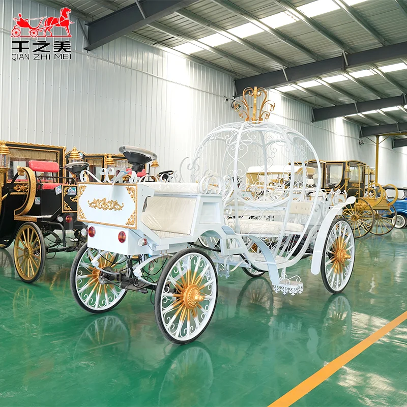 Qianzhimei 2024 Рождественский день рождения свадебный автомобиль специальная транспортная коляска тыква Любовная