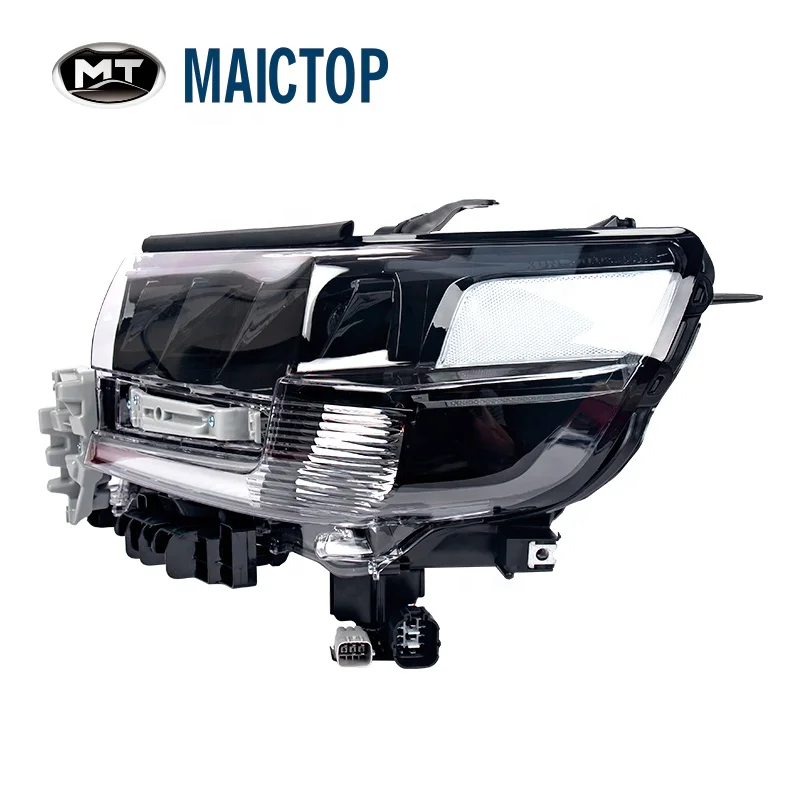  MAICTOP автомобильные аксессуары Автомобильные светодиодные фары 3 ангельские глазки линзы для landcruiser 200 2016-2020 новейший дизайн хорошая