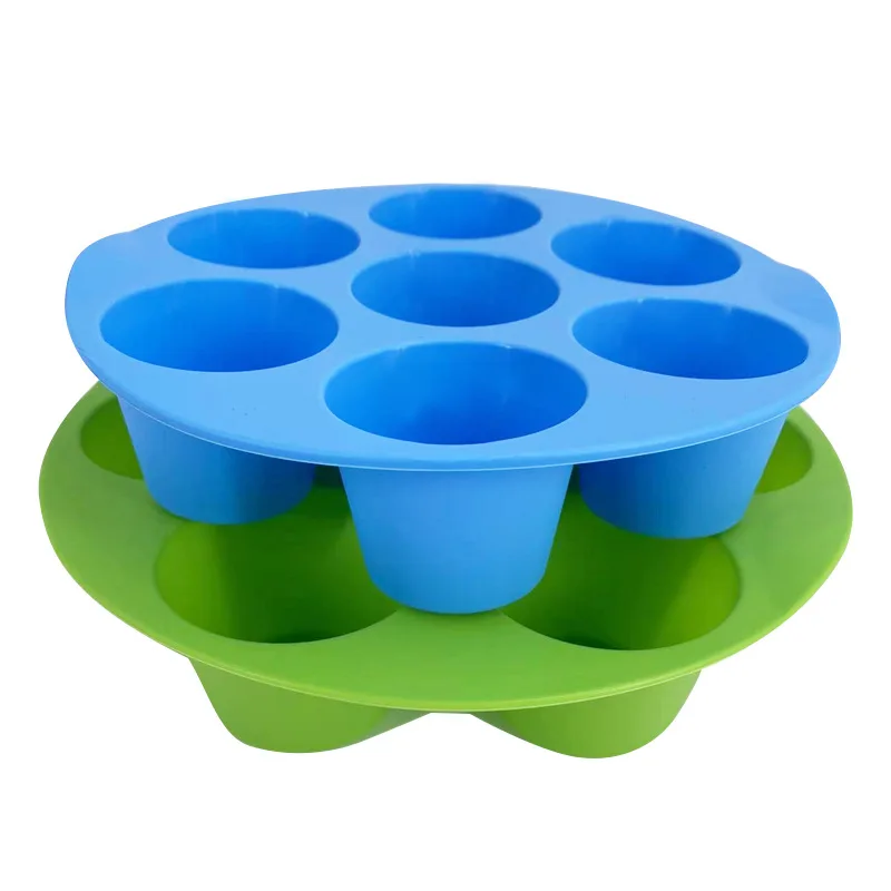 Reusable Storage Container Cake Freezer Tray with Lid Silicone Egg Bite Molds For Home Kitchen Appliance Use