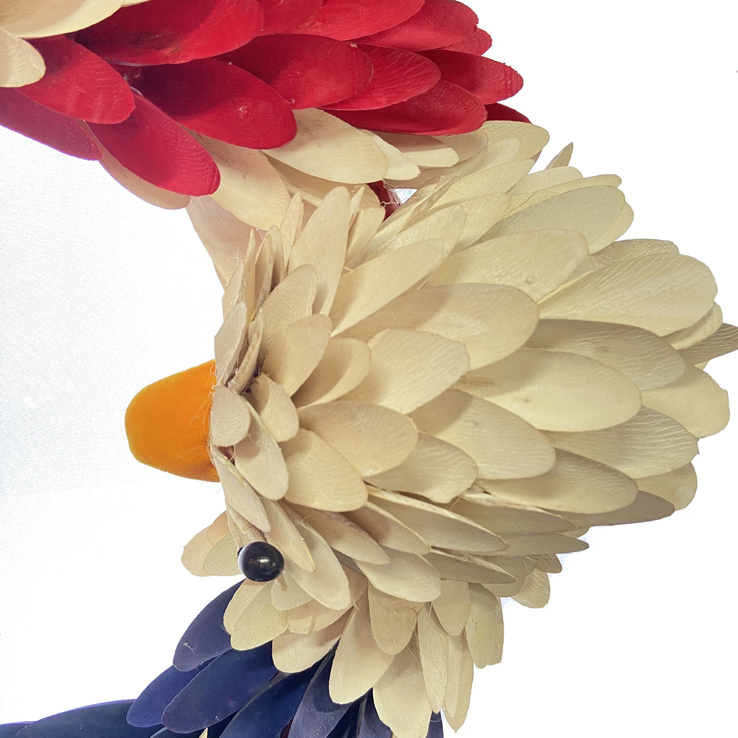 Independence day USA July 4th Patriotic Handcrafted Hanging Flag american eagle wreath