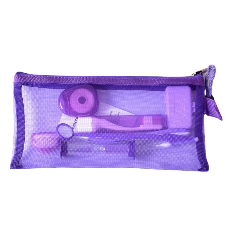 Travel Clean Kit Mesh bag orthodontic cleaning kti for oral health