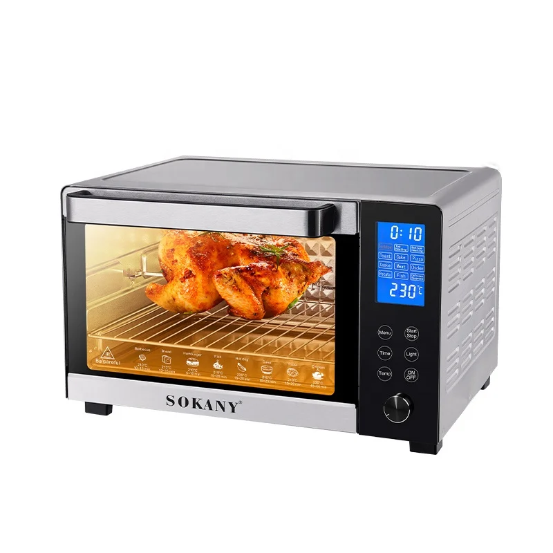 Premium Brand sokany New design 35 liter capacity intelligent electric small household appliance oven