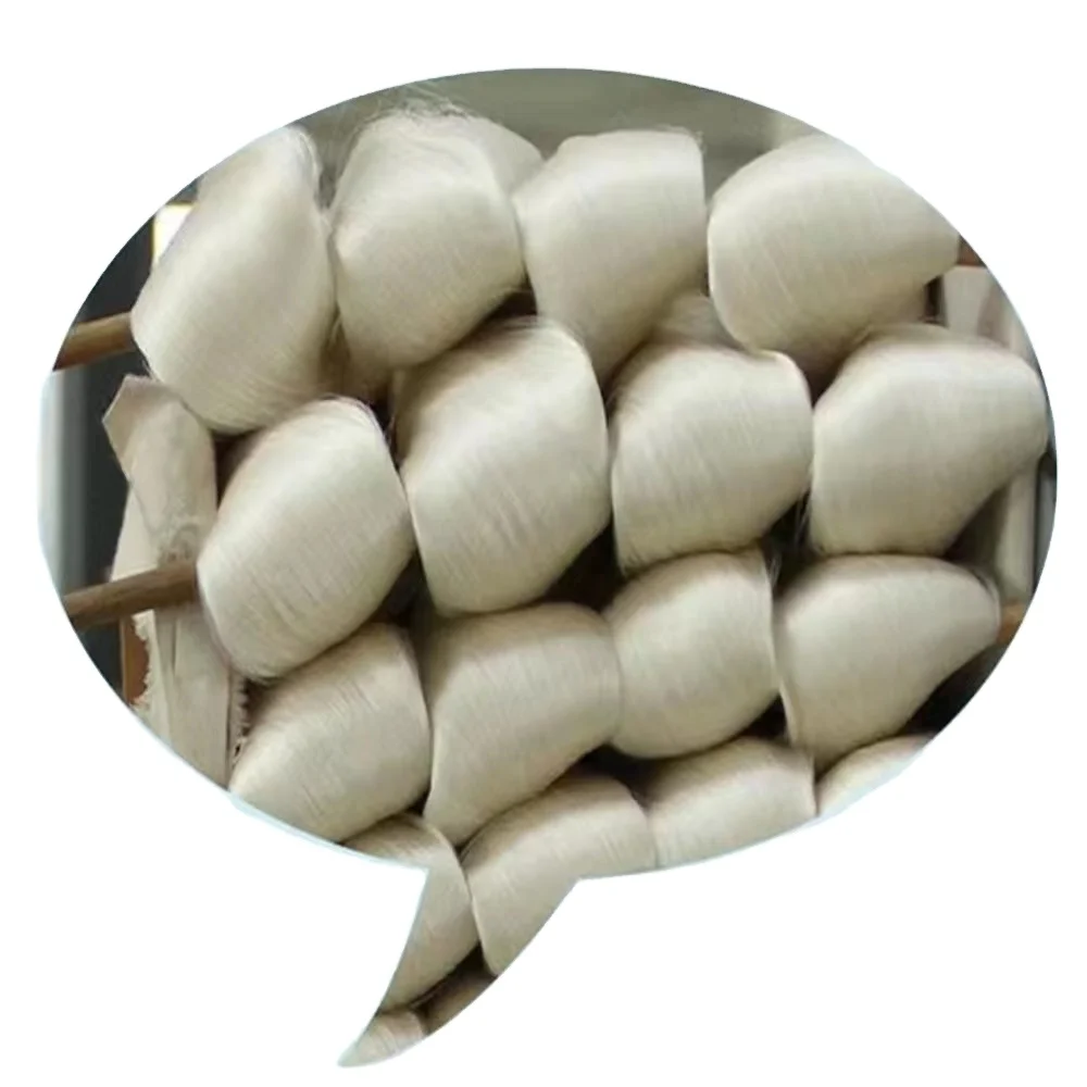 China factory 20/22D 40/44D raw 100% real mulberry silk yarn 3A 4A 5A high quality cheap price for weaving Sari