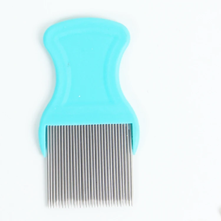 Professional Stainless Steel Super Density Pet Nit Removal Comb Anti Lice Hair Nit Comb Head Lice Comb