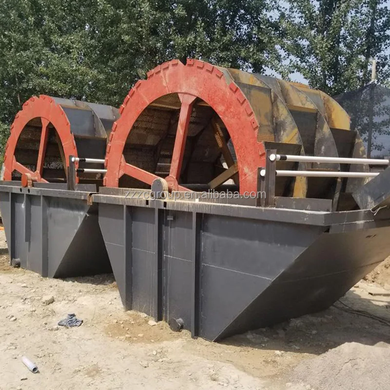 XS3210 80-120tph Wheel bucket sand washing machine mineral sand washing plant machinery
