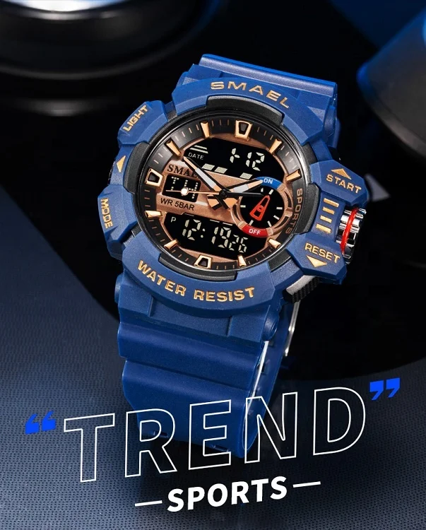 Спортивные часы g shock мужские спортивные силиконовые светодиодные Смарт-часы для