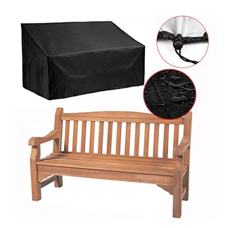 Чехол на 3 сиденья, устойчивый к разрыву чехол для садовой скамейки, пыленепроницаемый и водонепроницаемый чехол для скамейки