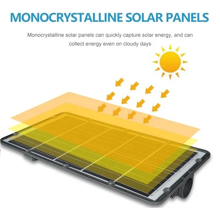 Lampadaire Solaire Aluminum Ip65 Waterproof Smd 300w 400w 500w Integrated All In One Led Solar Outdoor Street Light