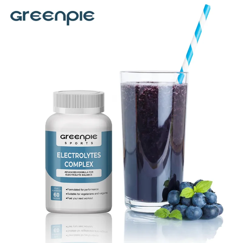 Greenpie OEM Electrolyte And Vitamin D Supplements Endurance Sports Nutrition Running Electrolyte Capsules