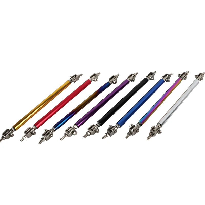 200mm Car Front Bumper Lip Support Stainless Steel Aluminum Splitter Rod Strut Tie Bar