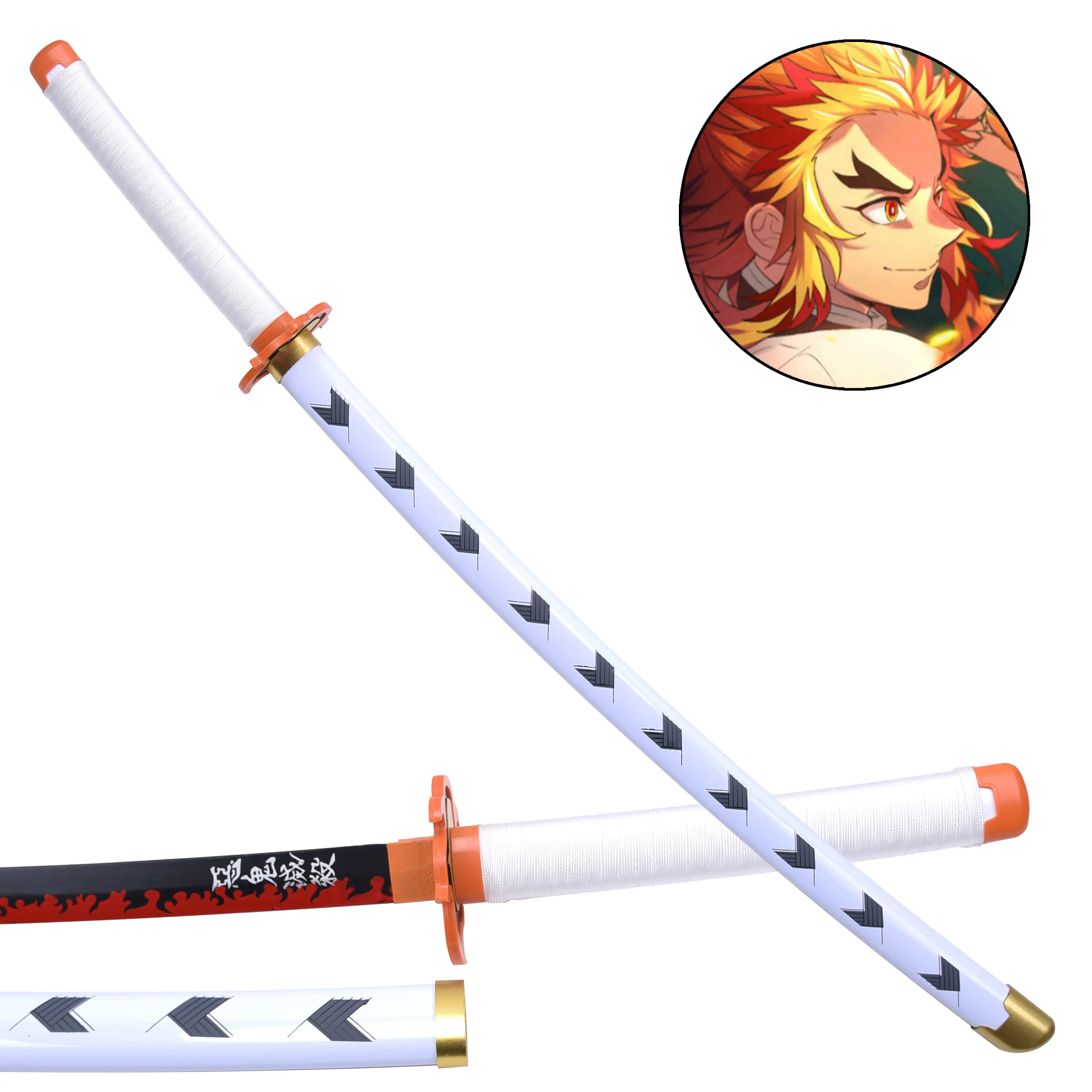 Popular Wholesale Bamboo Blade Demon Slayer Rengoku Kyoujurou  Anime Sword for cosplay