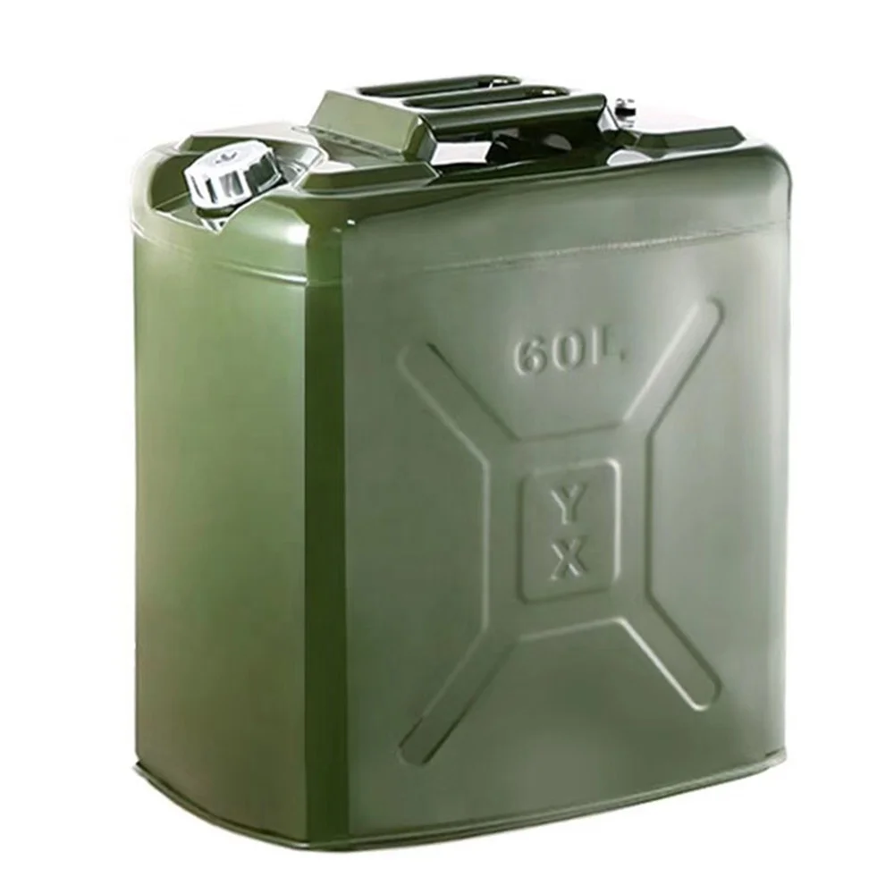 High Capacity Metal Thicken 50L 60L 70L 80L Storage Gasoline Diesel Oil Fuel Tank Jerry Cans Canisters