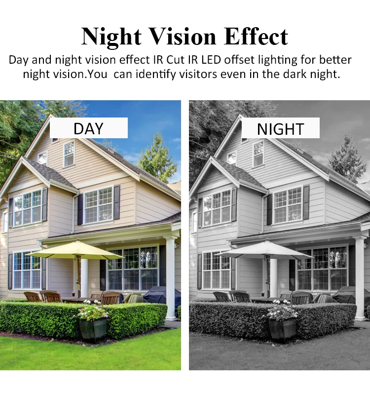 L+-V70W  factory direct good quality smart doorbell with waterproof camera video door phone system intercom doorbell