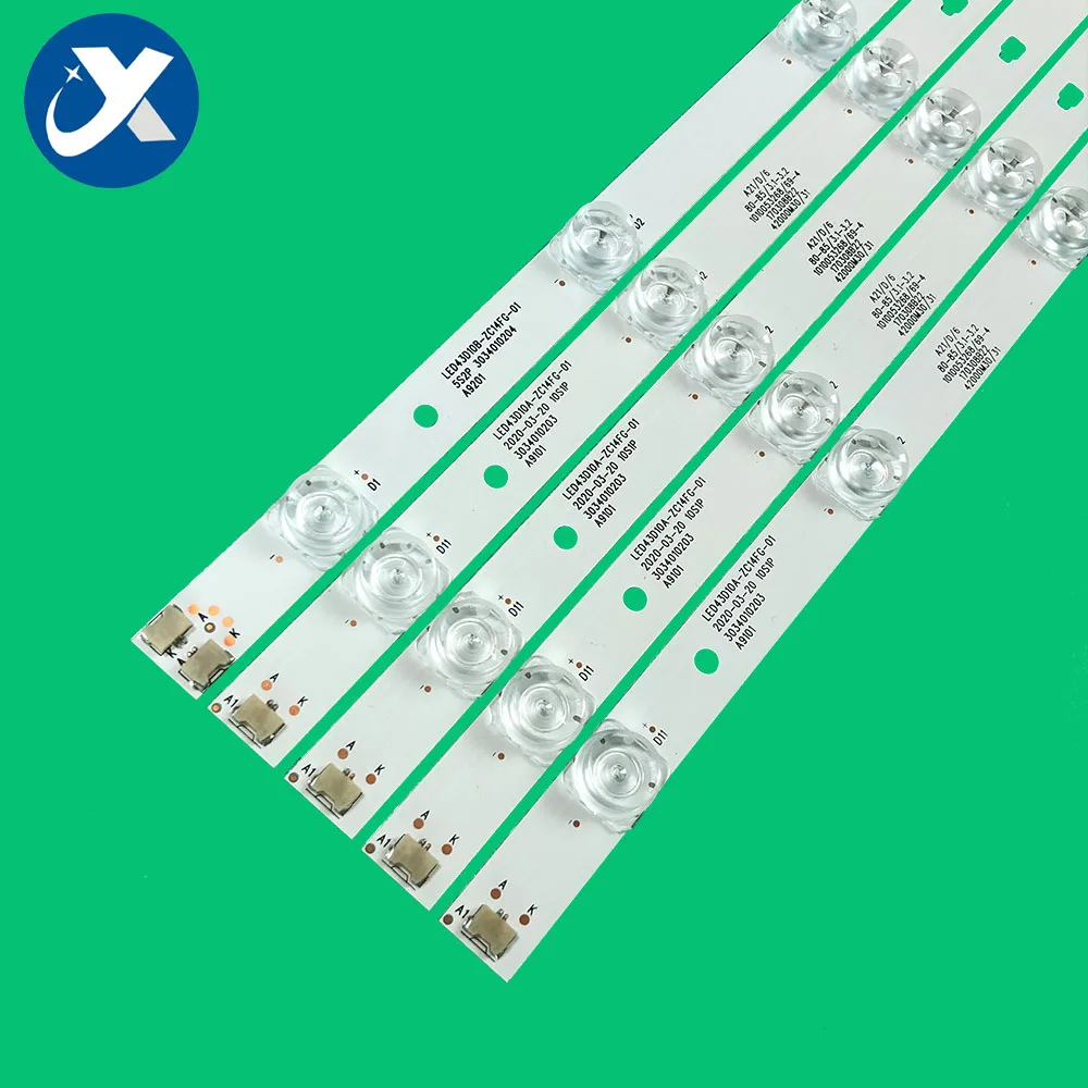 43 дюйма 10led квадратный объектив для Haier 43E5 43U1 LE42AL88A71 FD4351A G43Y lcd светодиодный телевизор запасные
