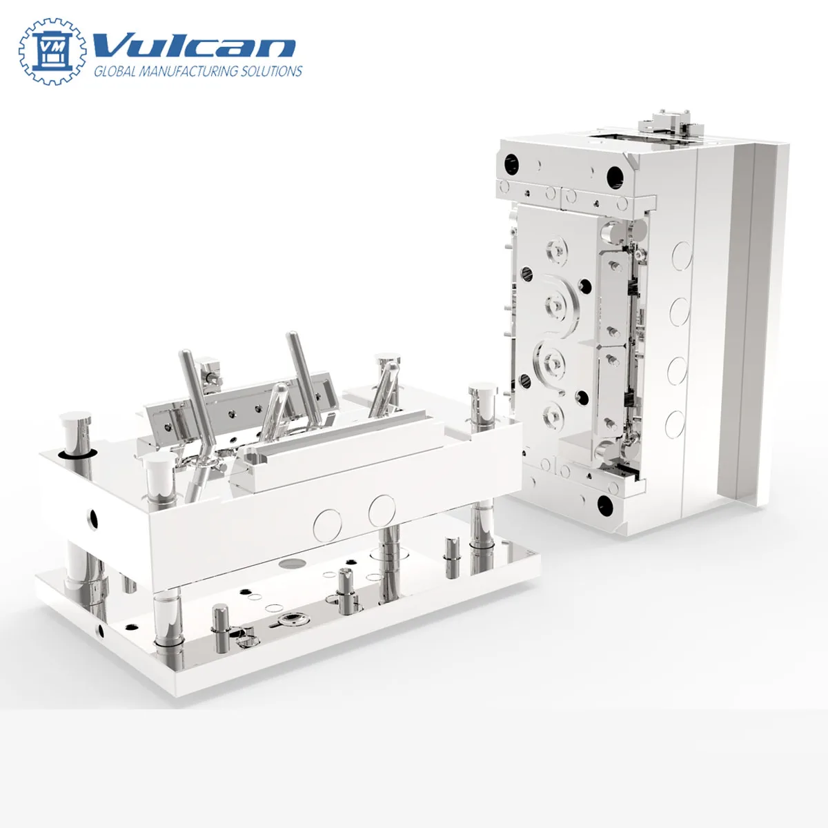 Precision injection mold Customized CNC Machining LKM or Hasco Standard Moldbase injection plastic mold base