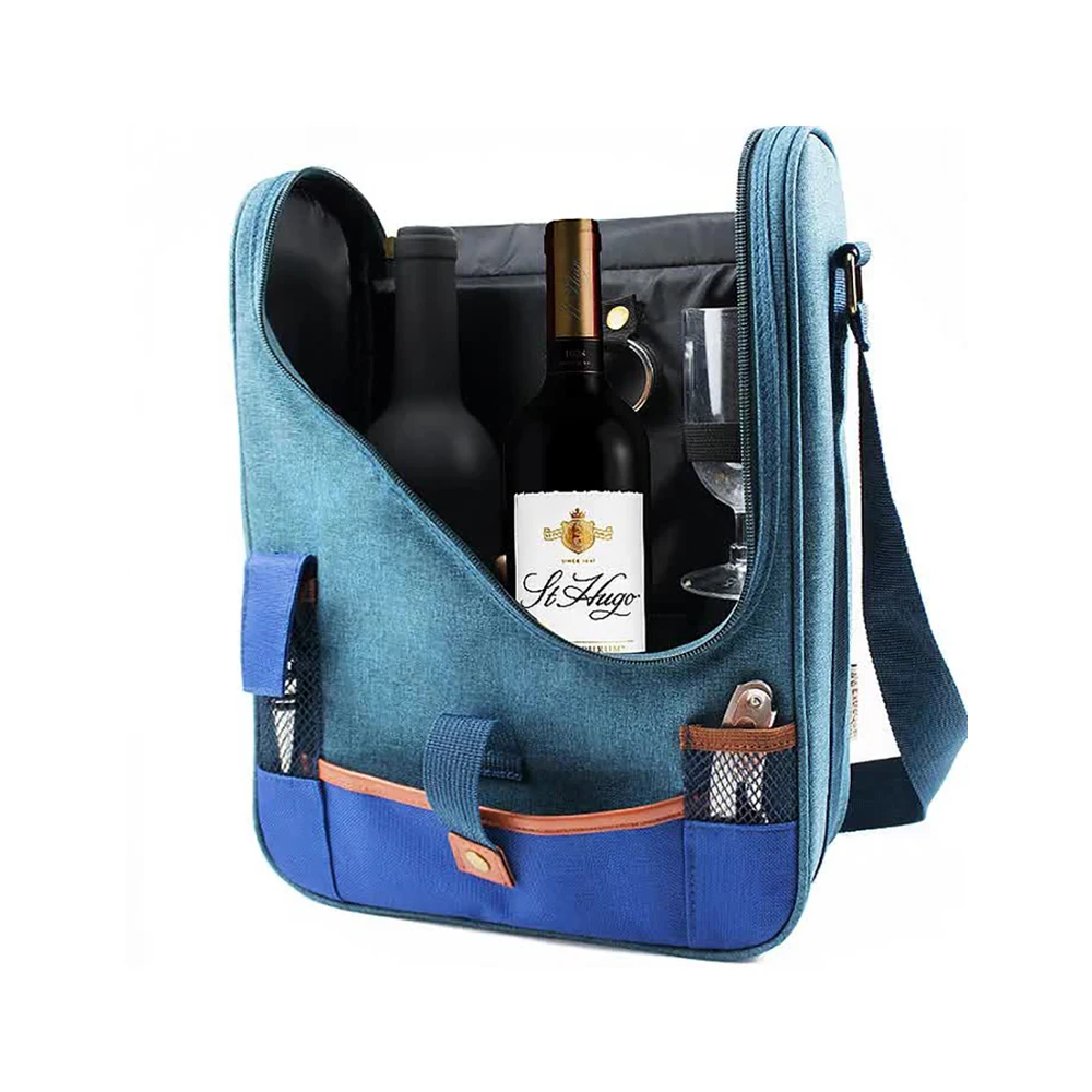 
OEM Heat sealed freezer pack insulated marine cooler bag red wine bag 