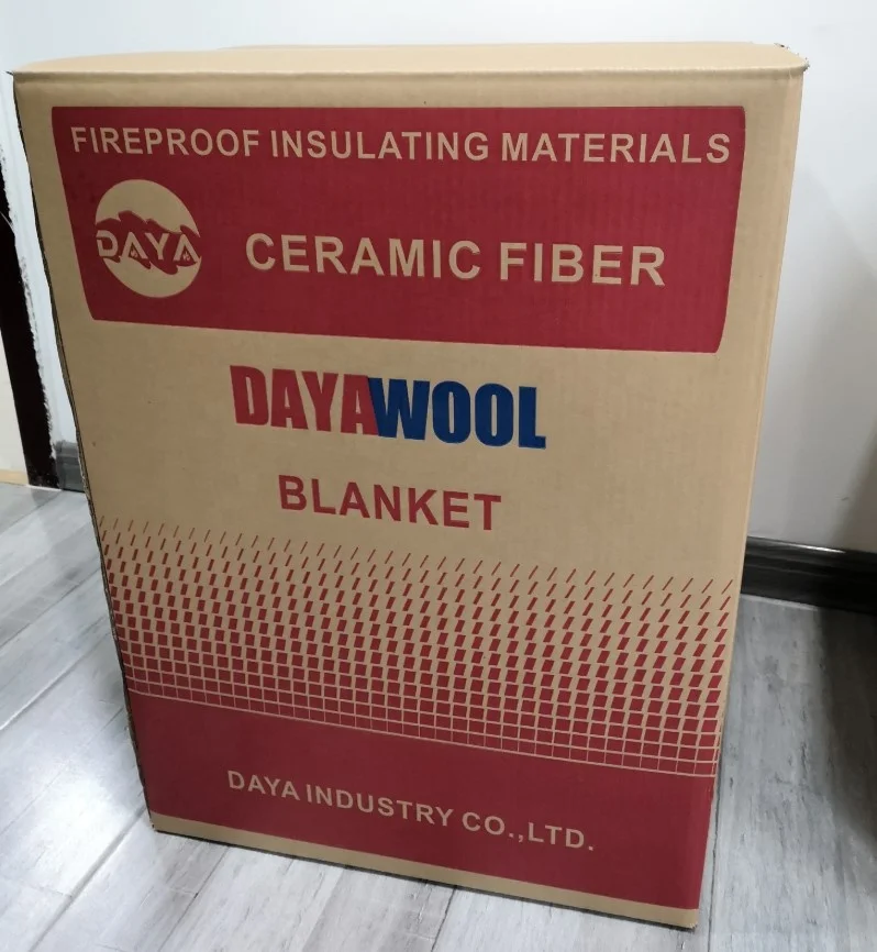 7200X600X25mm 100kg/m3 6P BOX PACKAGING REFRACTORY 1430 CERAMIC FIBER BLANKET