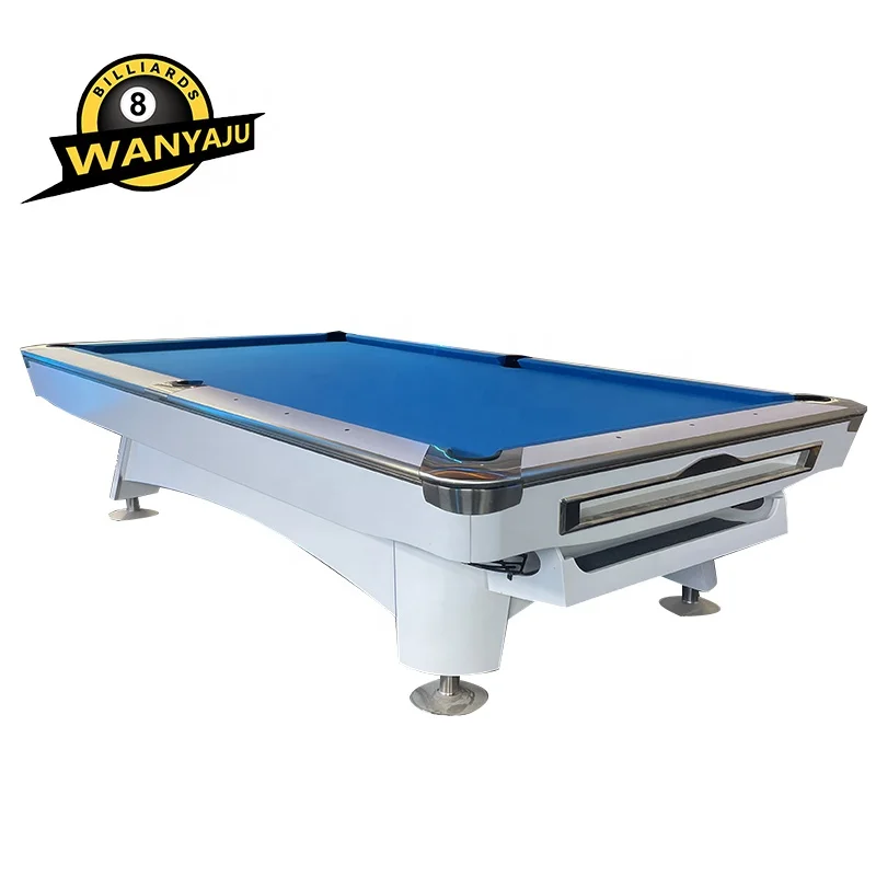 Wholesale Price Sports Indoor Game High Quality 8 Ball 9 Ball Pool Tables Slate Clubs Prefer Standard 9 Foot Billiard For Sale