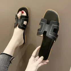 Wholesale Summer sandal for women sexy flat Shoes slippers sandals  blank women slides sandals for women and ladies