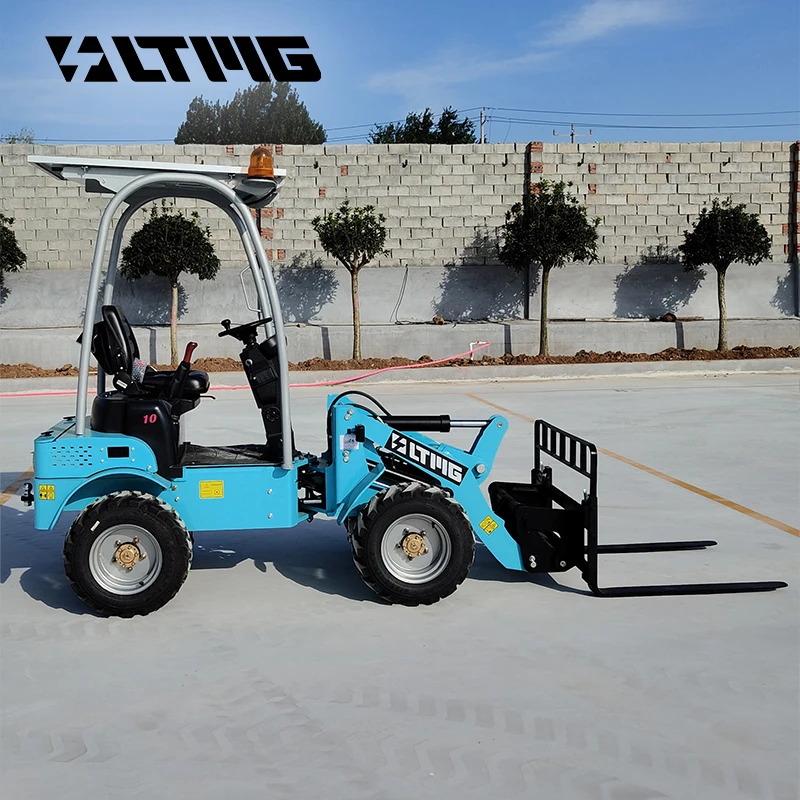 LTMG auto loader machine 0.5 ton 500 kg electric mini wheel loader for sale