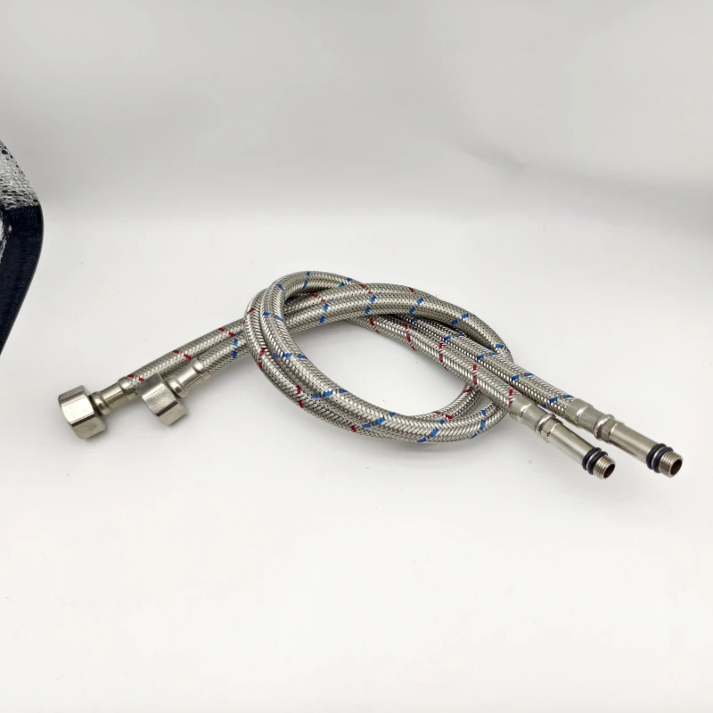 60cm Stainless Steel Flexible Braided Metal Hose For Wash Basins Inlet Hose Water Pipe metal hose