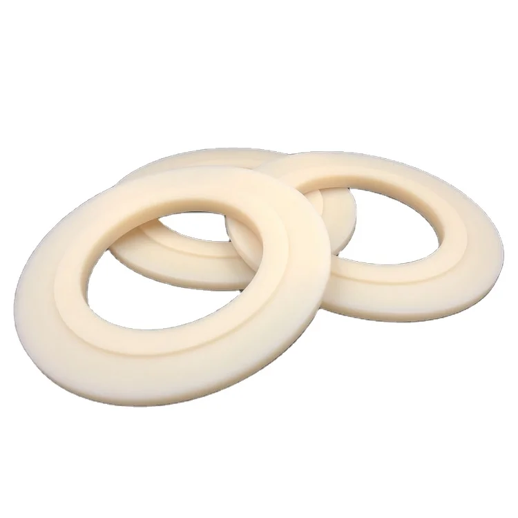 Low cost non-standard custom milling nylon products machine processing ring washers nylon