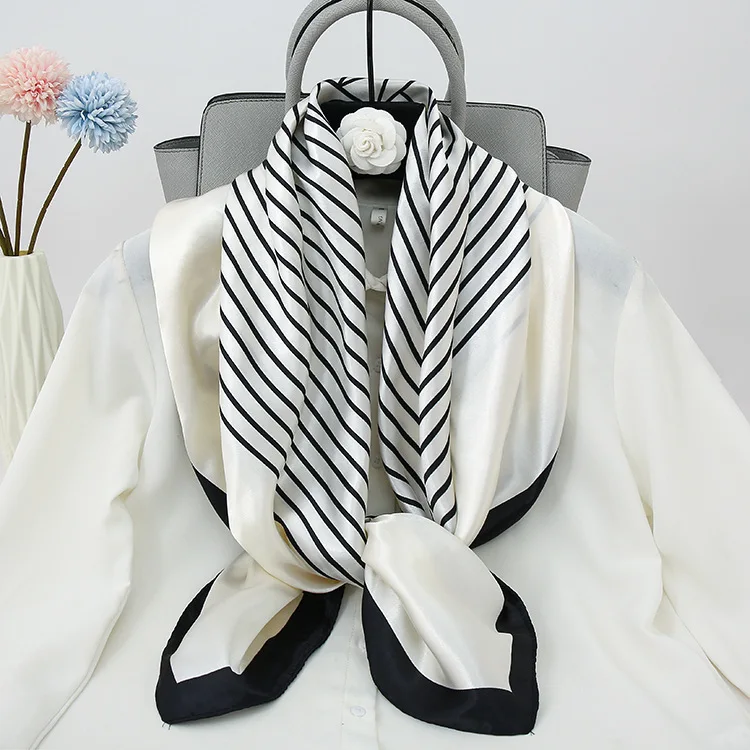 Luxurious Silk Polyester Extra Large Square Scarf Shawl Wrap For Women  For Evening Dresses
