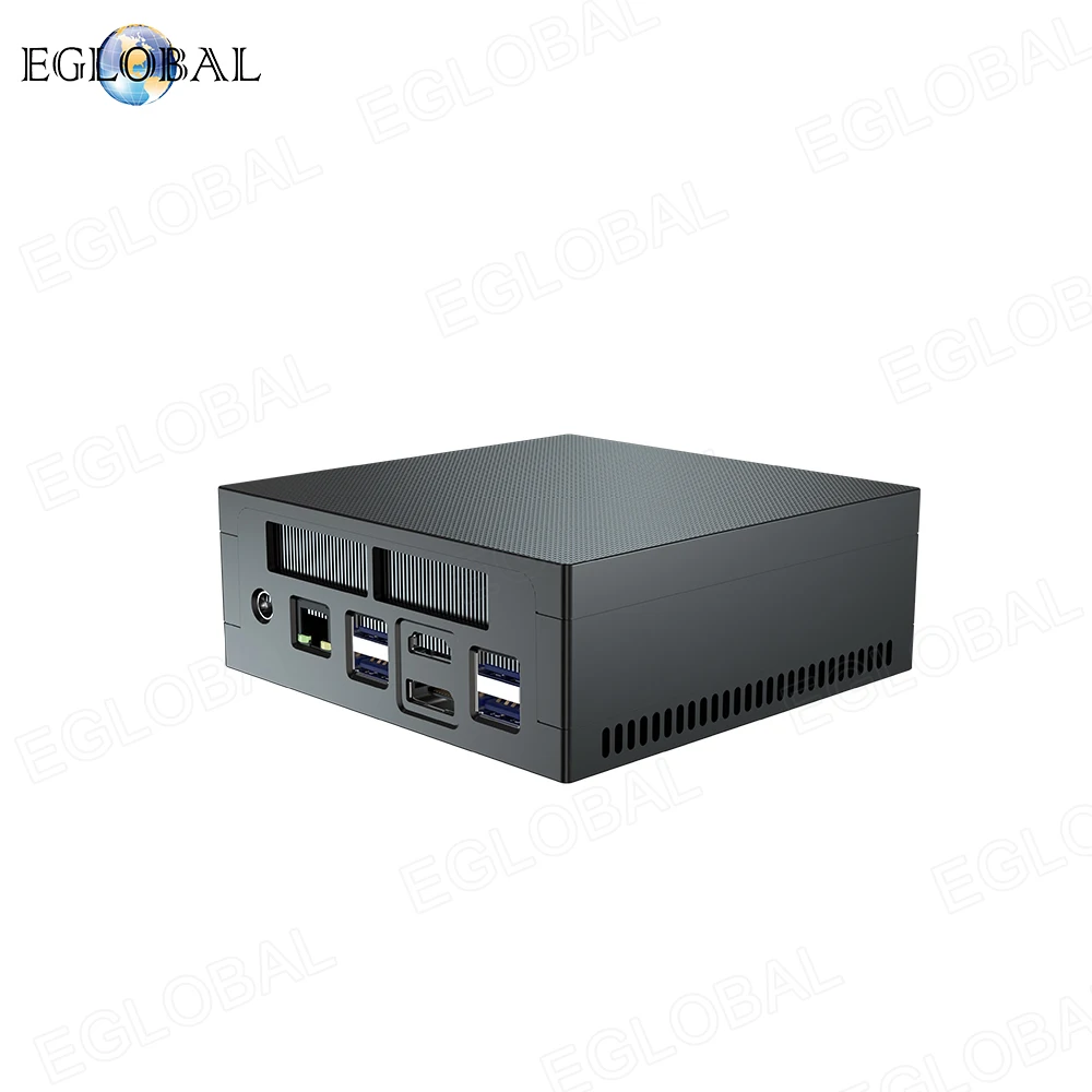 Eglobal A1 NUC Gaming Mini PC Windows11 10 Pro Ryzen7 3750H Vega Graphic 2DDR4 NVMe SSD Desktop Computer 3x4K HTPC WiFi BT