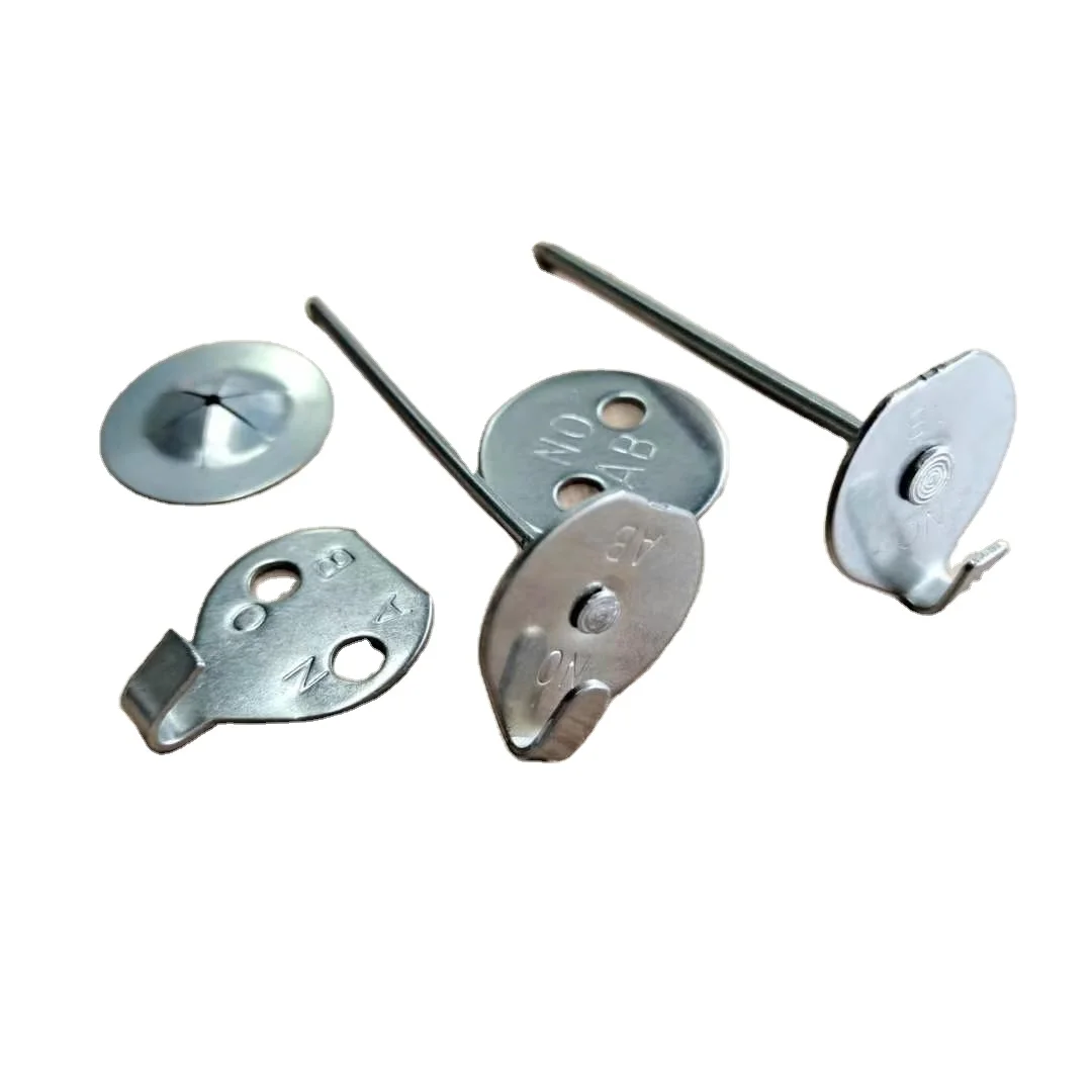 Galvanized Steel 12  gauge Lacing Anchors  Insulation Pins And Clips With Hook Head