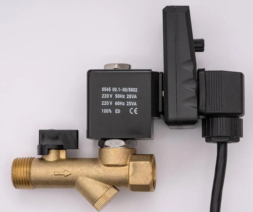 1/2 inch Electronic Drain Valve Solenoid Valves High-Pressure Drain Valve CS720 with timer 16bar